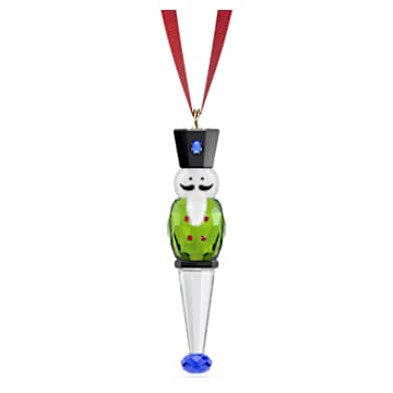 holiday-cheers-nutcracker-ornament-green-swarovski-5742716 Holiday Cheers Nutcracker Ornament Green - Image 1