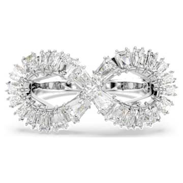 hyperbola-cocktail-ring-infinity-white-rhodium-plated-swarovski-5679694 Hyperbola cocktail ring Infinity, White, Rhodium plated - Image 1