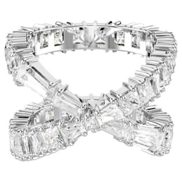 hyperbola-ring-infinity-white-silver-tone-finish-swarovski-5677629 Hyperbola ring Infinity, White, Silver-tone finish - Image 1