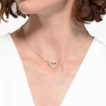 Hyperbola set Infinity and heart, White, Mixed metal finish - Image 2