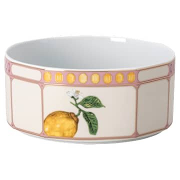 idyllia-bowl-porcelain-crystal-print-motif-citron-small-multicoloured-swarovski-5735522 Idyllia bowl Porcelain, Crystal print motif, citron, Small, Multicoloured - Image 1