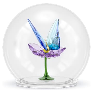 idyllia-glass-ball-butterfly-and-flower-swarovski-5721543 Idyllia Glass Ball Butterfly and Flower - Image 1