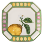 Idyllia vide poche Porcelain, Crystal print motif, citron, Multicoloured
