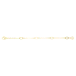 Imber extender White, 18K gold finish