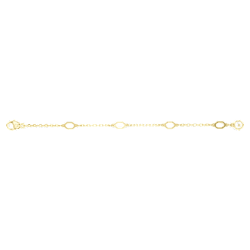 imber-extender-white-18k-gold-finish-swarovski-5694243 Imber extender White, 18K gold finish - Image 1