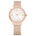 Imber watch Swiss Made, Metal bracelet, Rose gold tone, Rose gold-tone finish