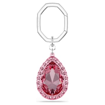 key-ring-pear-cut-pink-swarovski-5666646 Key ring Pear cut, Pink - Image 1