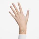 Lovely bracelet Heart, White, 18K rose gold finish - Image 2