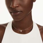 Magic necklace Angel, White, 18K rose gold finish - Image 2