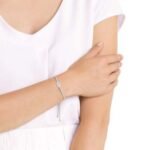 Matrix bracelet Hand, White, Rhodium plated - Image 2