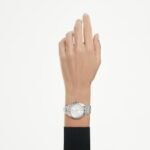 Matrix date watch Swiss Made, Metal bracelet, Silver Tone, Stainless steel - Image 2