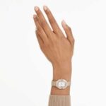 Matrix octagon watch Metal bracelet, Gold tone, Champagne gold-tone finish - Image 2
