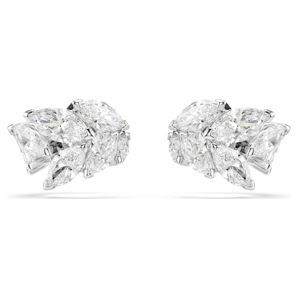 mesmera-ear-cuffs-marquise-cut-white-rhodium-plated-swarovski-5747998 Mesmera ear cuffs, Marquise cut, White, Rhodium plated - Image 1