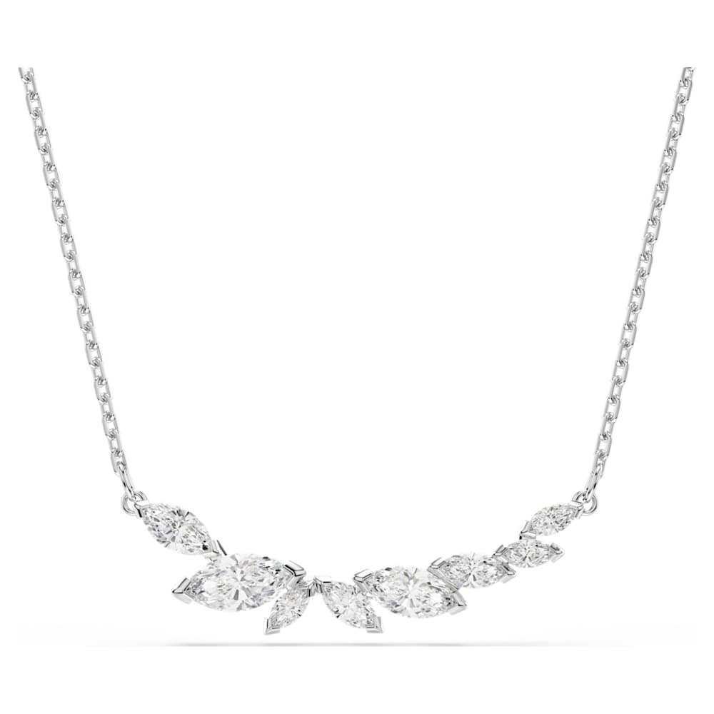 mesmera-necklace-marquise-cut-white-rhodium-plated-swarovski-5759838 Mesmera necklace, Marquise cut, White, Rhodium plated - Image 1