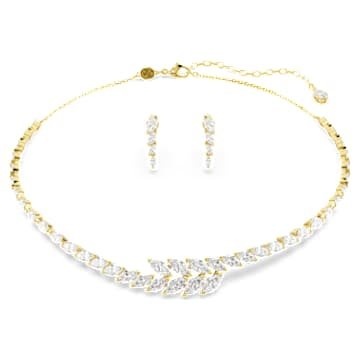 mesmera-set-set-2-marquise-cut-white-18k-gold-finish-swarovski-5764868 Mesmera set Set (2), Marquise cut, White, 18K gold finish - Image 1