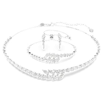 mesmera-set-set-3-marquise-cut-white-rhodium-plated-swarovski-5762135 Mesmera set Set (3), Marquise cut, White, Rhodium plated - Image 1