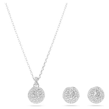 meteora-set-white-rhodium-plated-swarovski-5683445 Meteora set White, Rhodium plated - Image 1