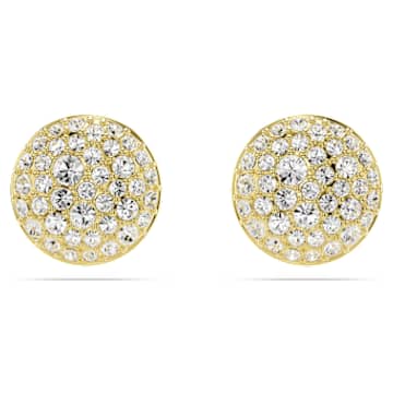 meteora-stud-earrings-white-18k-gold-finish-swarovski-5683444 Meteora stud earrings White, 18K gold finish - Image 1