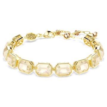 millenia-bracelet-octagon-cut-caramel-18k-gold-finish-swarovski-5720912 Millenia bracelet Octagon cut, Caramel, 18K gold finish - Image 1