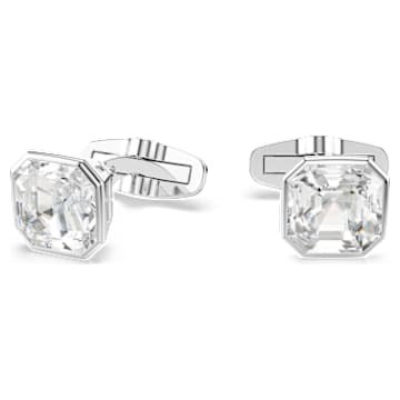 millenia-cufflinks-octagon-cut-white-rhodium-plated-swarovski-5733306 Millenia cufflinks Octagon cut, White, Rhodium plated - Image 1