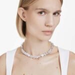 Millenia necklace Octagon cut, White, Rhodium plated - Image 2