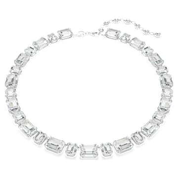 millenia-necklace-octagon-cut-white-rhodium-plated-swarovski-5705757 Millenia necklace Octagon cut, White, Rhodium plated - Image 1