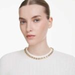 Millenia necklace Octagon cut, Yellow, 18K gold finish - Image 2