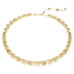 Millenia necklace Octagon cut, Yellow, 18K gold finish