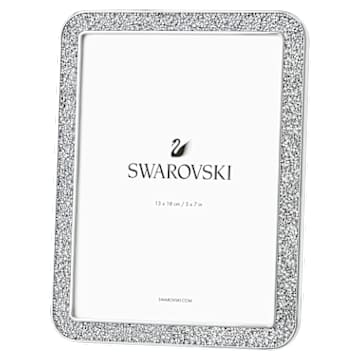 minera-picture-frame-rectangular-shape-medium-silver-tone-swarovski-5351296 Minera picture frame Rectangular shape, Medium, Silver Tone - Image 1