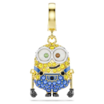 Minions Bob charm Pavé, Multicoloured, 18K gold finish