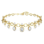 Octagon necklace Lab-grown diamonds 18.39 ct tw, Mixed shapes, 18K yellow gold