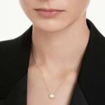 Octagon pendant Lab-grown diamonds 1.0 ct tw, Octagon shape, 18K yellow gold - Image 2