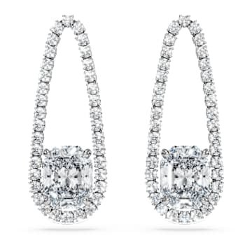 octagon-tennis-earrings-lab-grown-diamonds-7.95-ct-tw-mixed-shapes-18k-white-gold-swarovski-5743353 Octagon Tennis earrings Lab-grown diamonds 7.95 ct tw, Mixed shapes, 18K white gold - Image 1