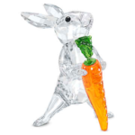 Peaceful Countryside Rabbit with Carrot