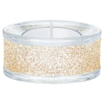 Shimmer tea light holder Gold tone