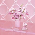 Signum espresso cup with saucer Porcelain, Pink - Image 2