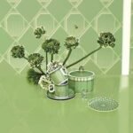 Signum plate Porcelain, Small, Green - Image 2