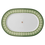 Signum platter plate Porcelain, Large, Green