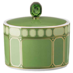 Signum sugar bowl Porcelain, Green