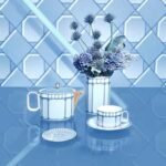 Signum teapot Porcelain, Small, Blue - Image 2