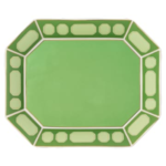 Signum tray Porcelain, Large, Green