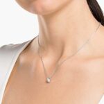 Stilla Attract set Pear cut, White, Rhodium plated - Image 2