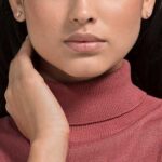 Stilla Attract stud earrings Square cut, White, 18K rose gold finish - Image 2