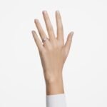 Stilla cocktail ring Round cut, White, Silver-tone finish - Image 2