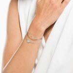 Sublima bangle White, Rhodium plated - Image 2