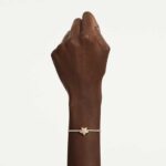 Sublima bracelet, Round cut, Star, Multicoloured, 18K gold finish - Image 2