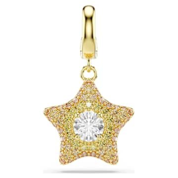 sublima-charm-round-cut-star-yellow-18k-gold-finish-swarovski-5755514 Sublima charm Round cut, Star, Yellow, 18K gold finish - Image 1
