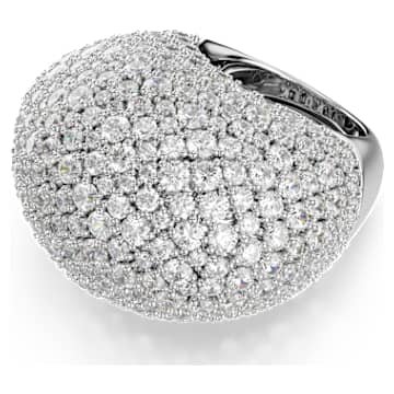 sublima-cocktail-ring-large-white-rhodium-plated-swarovski-5737617 Sublima cocktail ring Large, White, Rhodium plated - Image 1