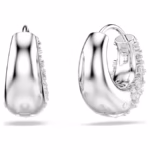 Sublima earrings White, Rhodium plated - Image 6