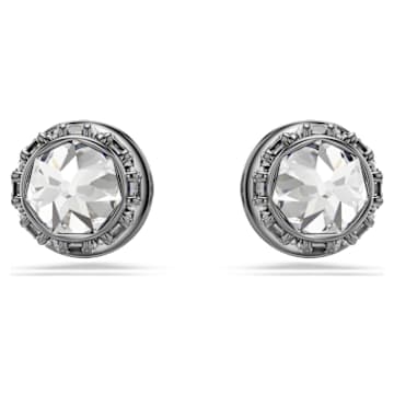 sublima-stud-earrings-spike-white-ruthenium-plated-swarovski-5723185 Sublima stud earrings Spike, White, Ruthenium plated - Image 1